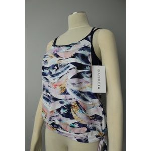 NWT Athleta XS Tankini Swim Top Bathing Suit